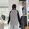 2楼素然轻量磨毛拼色长袖T恤995 商品缩略图3