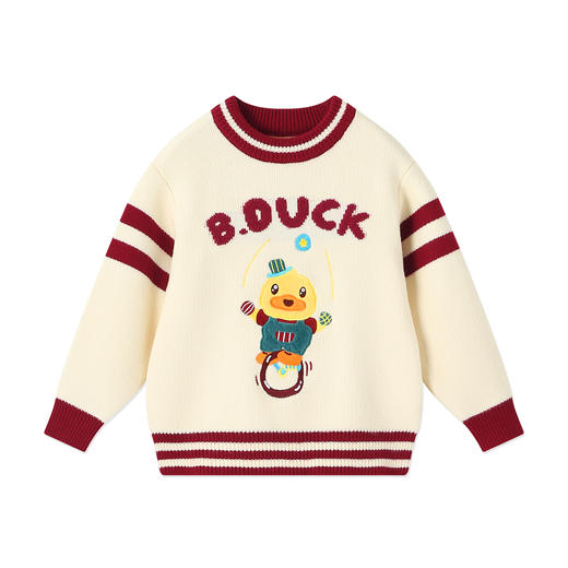 B.Duck小黄鸭童装冬季套头针织衫90-130 BF5612065 商品图3