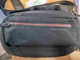 XY/安踏腰包斜挎包拒水科技随身包192427131--1   基础黑色