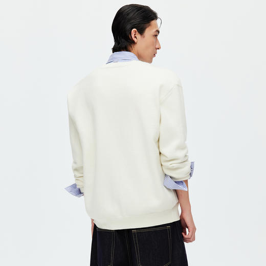 NPC潮牌【青花鹤福】系列刺绣图案针织开衫老钱百搭上新NP59SW13 商品图3