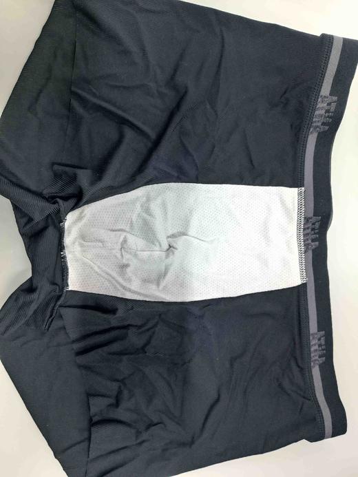 XY/安踏盒装男士新款中腰专业运动内裤舒适短裤四角内裤19248973--1  基础黑 商品图4