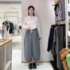 2楼素然绗棉阔腿裤1850 商品缩略图3