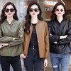 真皮皮衣女短款棒球服2025新款春秋韩版绵羊皮夹克宽松小外套 商品缩略图6