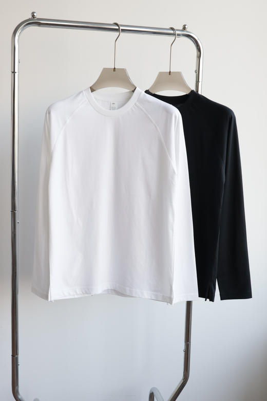 AL0 经典款舒适棉质双股平纹面料长袖T恤衫 CX225 商品图3