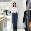2楼素然A0253PA31棉麻混纺松锥裤1750 商品缩略图1
