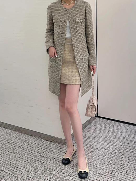 香奈儿 24B早秋最新款绝美系列黑花边白c珍珠颈链项链（XK） 商品图5