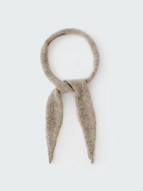 Studio Nicholson 25AW 灰咖色AWN羊驼毛围巾