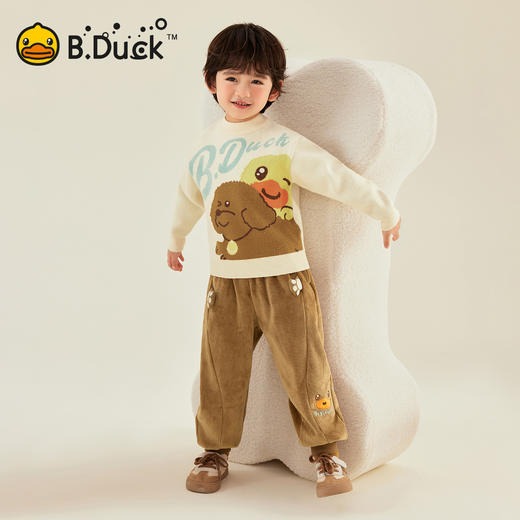 B.Duck小黄鸭童装冬季套头针织衫90-130 BF5612001 商品图1
