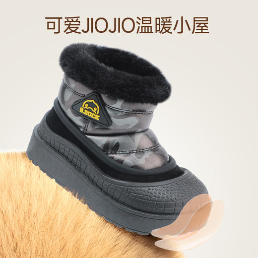 B.Duck小黄鸭童鞋冬季儿童运动鞋23-30 B5586710 商品图2