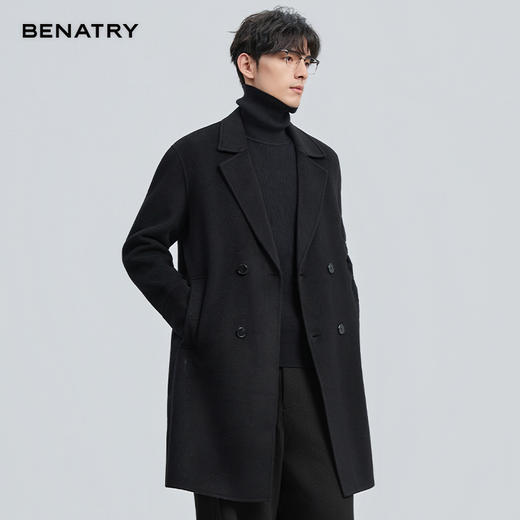 贝纳川冬季中长款羊毛大衣ECT428002 商品图5