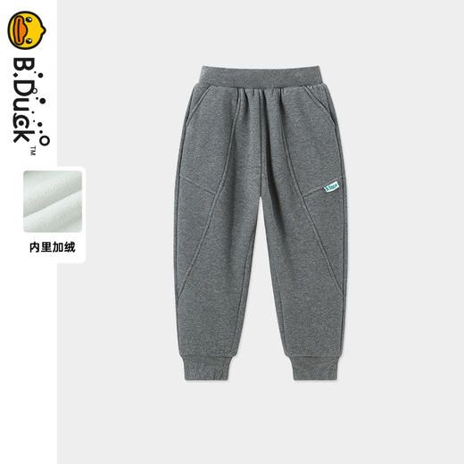 【加绒】B.Duck小黄鸭童装冬季针织长裤105-150 BF5463908 商品图0