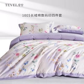 【春上新】10楼堂皇  全棉印花四件套---花间意   220*240cm 吊牌价1990元     活动价399元