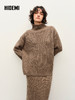 HIDEMI 栗子色羊毛小立领厚款两件套 小立领上衣/半裙 商品缩略图3