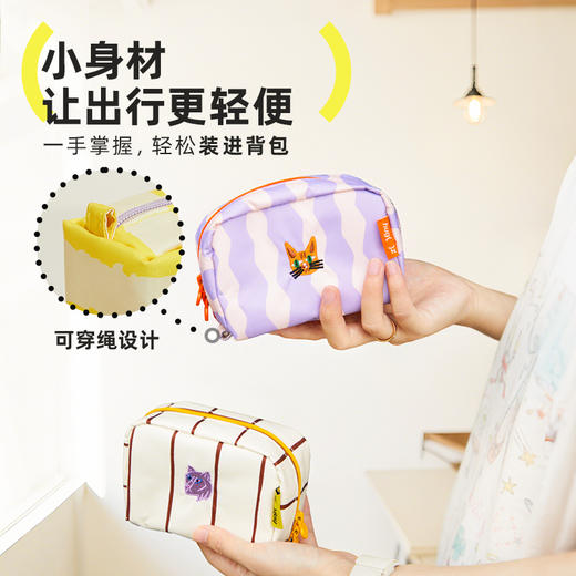 hugz掌中包便携化妆包迷你随身手腕包口红杂物收纳包防水收纳小包 商品图3