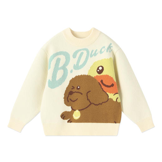 B.Duck小黄鸭童装冬季套头针织衫90-130 BF5612001 商品图3