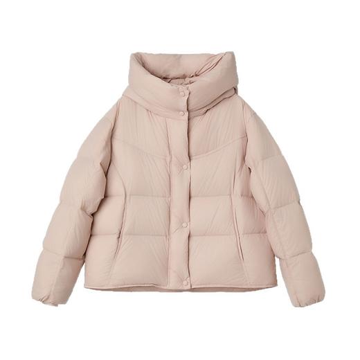 「高货kbnq」全新升级【铂金会员560/天猫759/差价199】(12426)洛诗琳连帽白鸭绒羽绒服2025冬季新款泡芙加厚保暖外套 商品图4