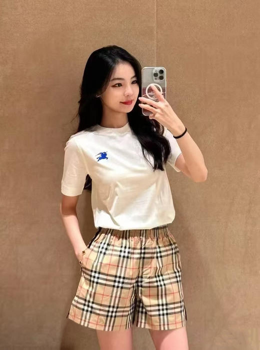 巴宝莉 25早春黑边格纹短裤（ZY*TM） 商品图3