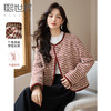 【年货节】熙世界2025秋冬小香风千鸟格外套女短款名媛气质粗花呢夹棉上衣 商品缩略图0