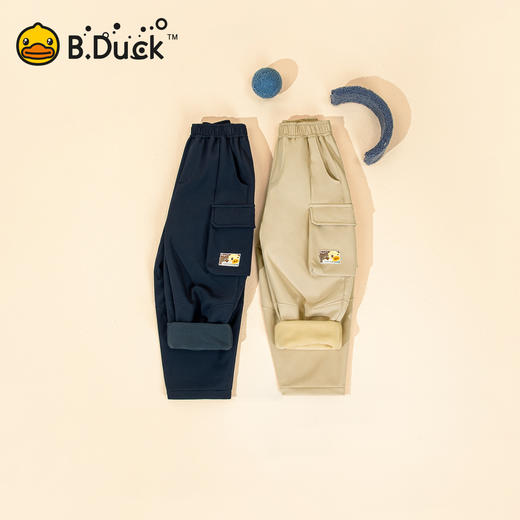 【加绒】B.Duck小黄鸭童装冬季休闲长裤105-150 BF5672901 商品图1