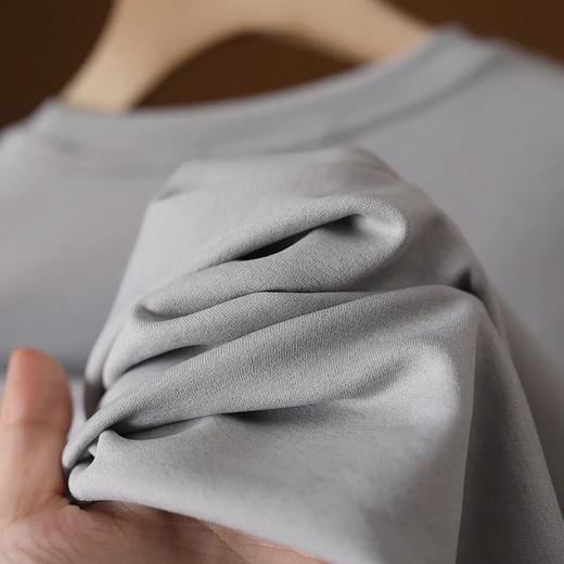 袅家男女同款速干薄款加绒长袖T恤 商品图4