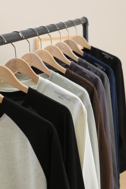 WOODSWOOL丛绒男装桑达尔长袖T恤WW240304TT 商品图4