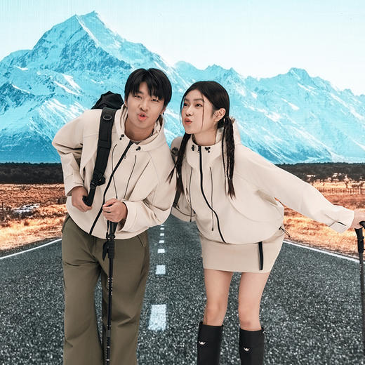 Leorrey/乐拉宽松休闲夹克耐磨耐造拒水防护连帽运动外套WT0301 商品图5