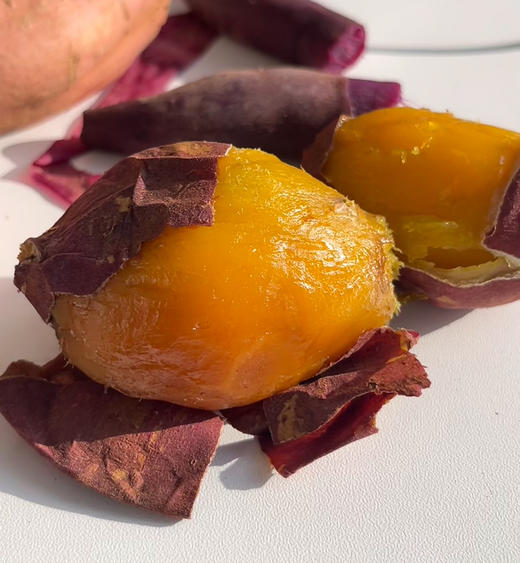 红瑶蜜薯圆薯，圆墩墩，无丝无丝，甜度高，3-8两一个，5斤/袋 商品图1