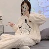 【松松软软！过个暖冬】法兰绒加厚长袖睡衣女冬季甜美秋冬小熊珊瑚绒保暖外穿家居服套装。rc 商品缩略图10
