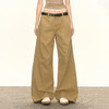 Ariseism 美式复古设计感休闲裤女秋季新款阔腿长裤子 商品缩略图1