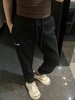 Nk 纯色logo宽松休闲运动高腰加绒卫裤运动裤（DQ5888 ）（蕾姐灰色M！黑色S参考白色S） 商品缩略图5