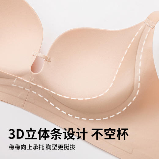 A1-【3/4杯】【小A爆改大C】润微小胸聚拢内衣收副乳调整型侧收美背文胸   月韵霞姿+风柔骄阳+酒心樱桃+江漫霞光【圆圆胸合集】 商品图8