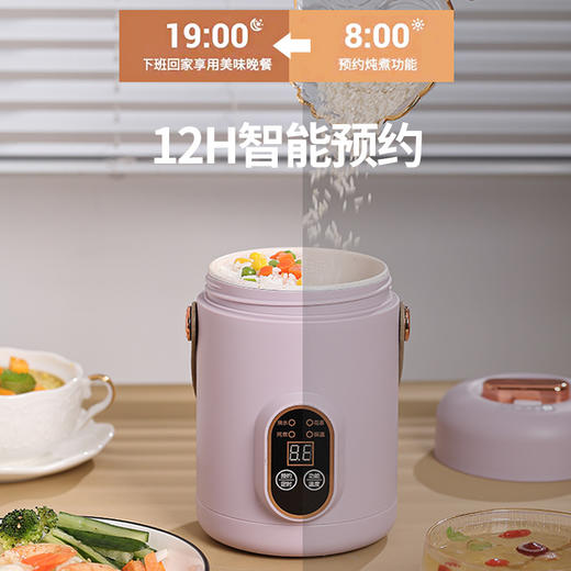 积分兑换【智能家用迷你电炖锅】办公室多功能炖汤杯 预约电煮杯宝宝煮粥便携式#异业福利 商品图1