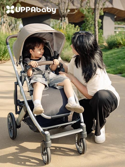 美国UPPAbaby Cruz V2+ 宝宝推车双向高景观可坐可躺儿童折叠新生婴儿推车 商品图3