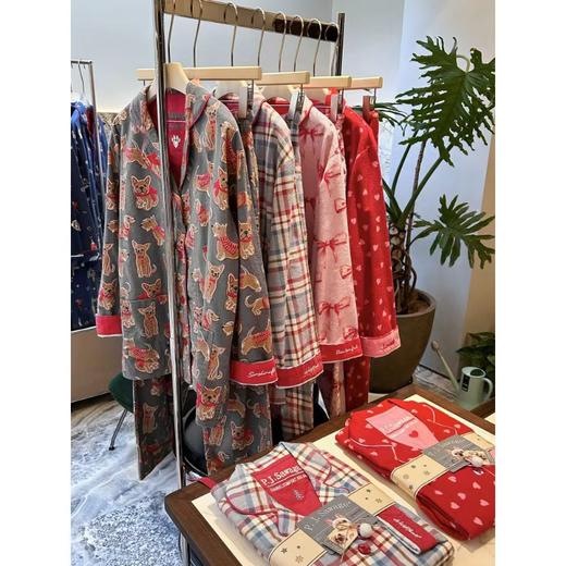 官网699！断码P.J.Sawage 2025新款秋冬双面磨毛保暖睡衣套装女 轻柔棉质月子服家居服pjs 商品图2