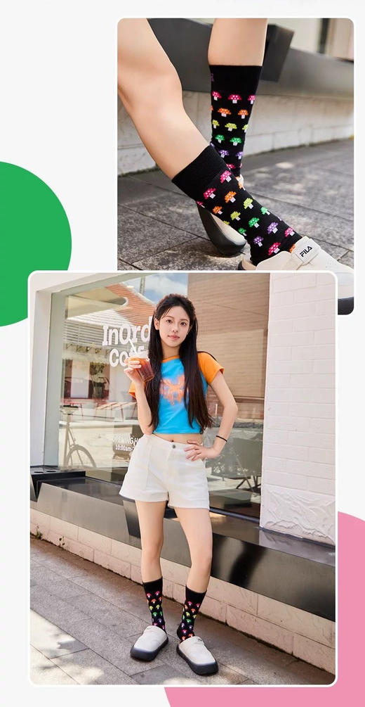 🔥Happy多巴胺中筒袜盲盒来啦！！袜子界的网红鼻祖 千万潮人身份象征，每年一年四季都爆卖❗️真的超级吸人眼球👍正儿八经外贸订单，高品质放心穿 官网同款💰100起 ，开团福利价三双💰39.9起 商品图9