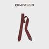 ROMI STUDIO“秋冬暖意”100%绵羊毛复古红毛织哑光围巾RWCAPT5409 商品缩略图1