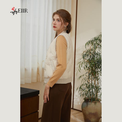 司歌马甲外套秋冬拉链女保暖休闲Y901172X 商品图1