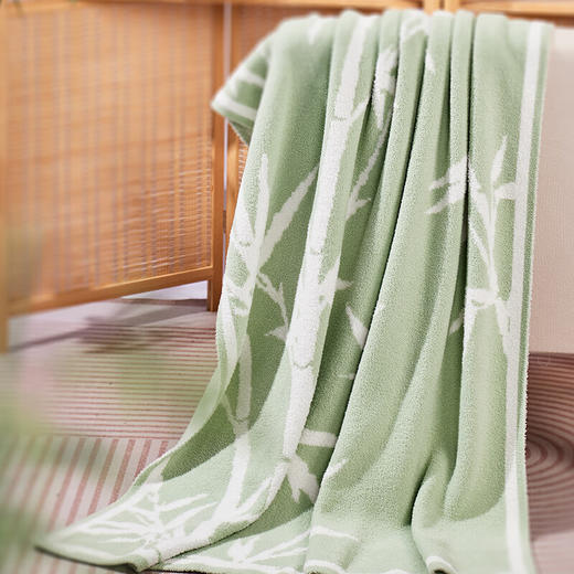 罗莱悦礼 竹林听风零压毯 100*140cm 商品图1