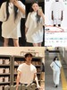 巴黎家简约圆领韩系通勤风宽松棉T恤 商品缩略图0