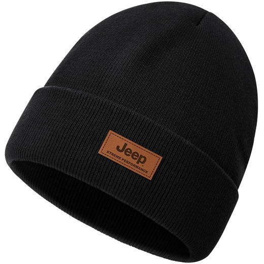 JEEP秋冬季保暖御寒登山防冻针织帽时尚简约套头毛线帽KQ008 商品图4