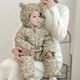 【云优选】BabyStormi 婴幼儿棉服 宝宝秋冬衣服保暖连体衣夹棉冬装哈衣爬服（周末不发货）