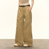 Ariseism 美式复古设计感休闲裤女秋季新款阔腿长裤子 商品缩略图2