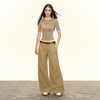 Ariseism 美式复古设计感休闲裤女秋季新款阔腿长裤子 商品缩略图4