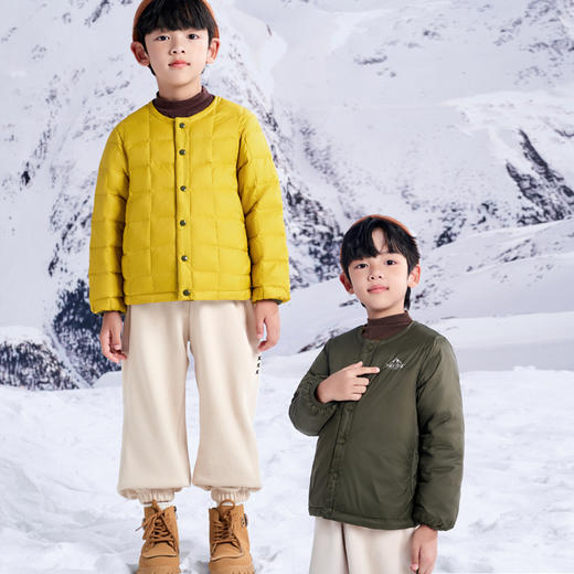 雅鹿轻薄儿童羽绒服、羽绒裤（2件立减8元，尺码根据详情测量选择，童装尺码较小，建议选大1-2码） 商品图5