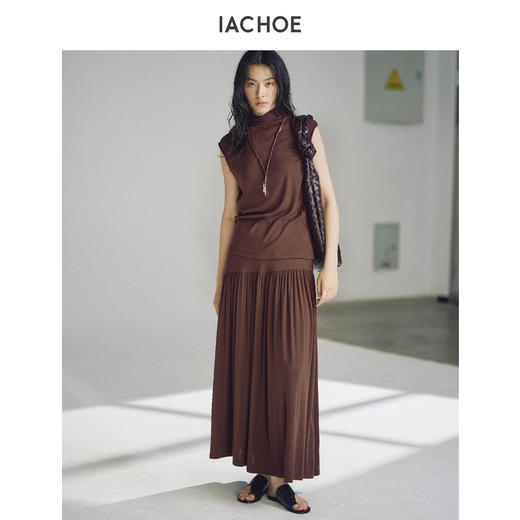 棉仓3531503005-高领无袖修身背心 商品图3