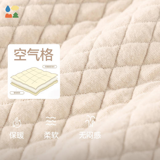 【空气格绗缝休闲裤】森林棠25冬款新款儿童休闲加厚宽松薄棉香蕉裤61082403 商品图3