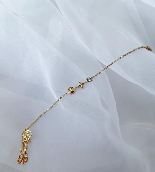 驴家 单钻花卉手链 金色（XK） 商品图0