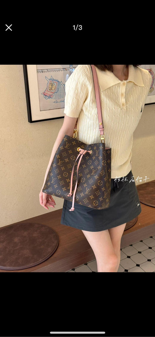 LV 水桶 粉色 斜挎包 商品图3