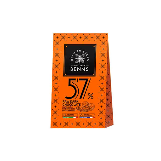 36g贝纳丝榛子57%黑巧克力 商品图0