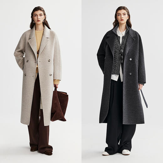 棉仓367666003-老钱感大翻领中款双面呢 商品图4